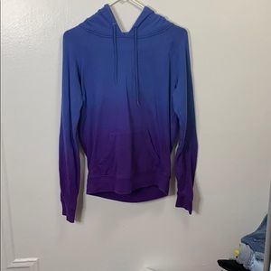 Blue and purple sweater